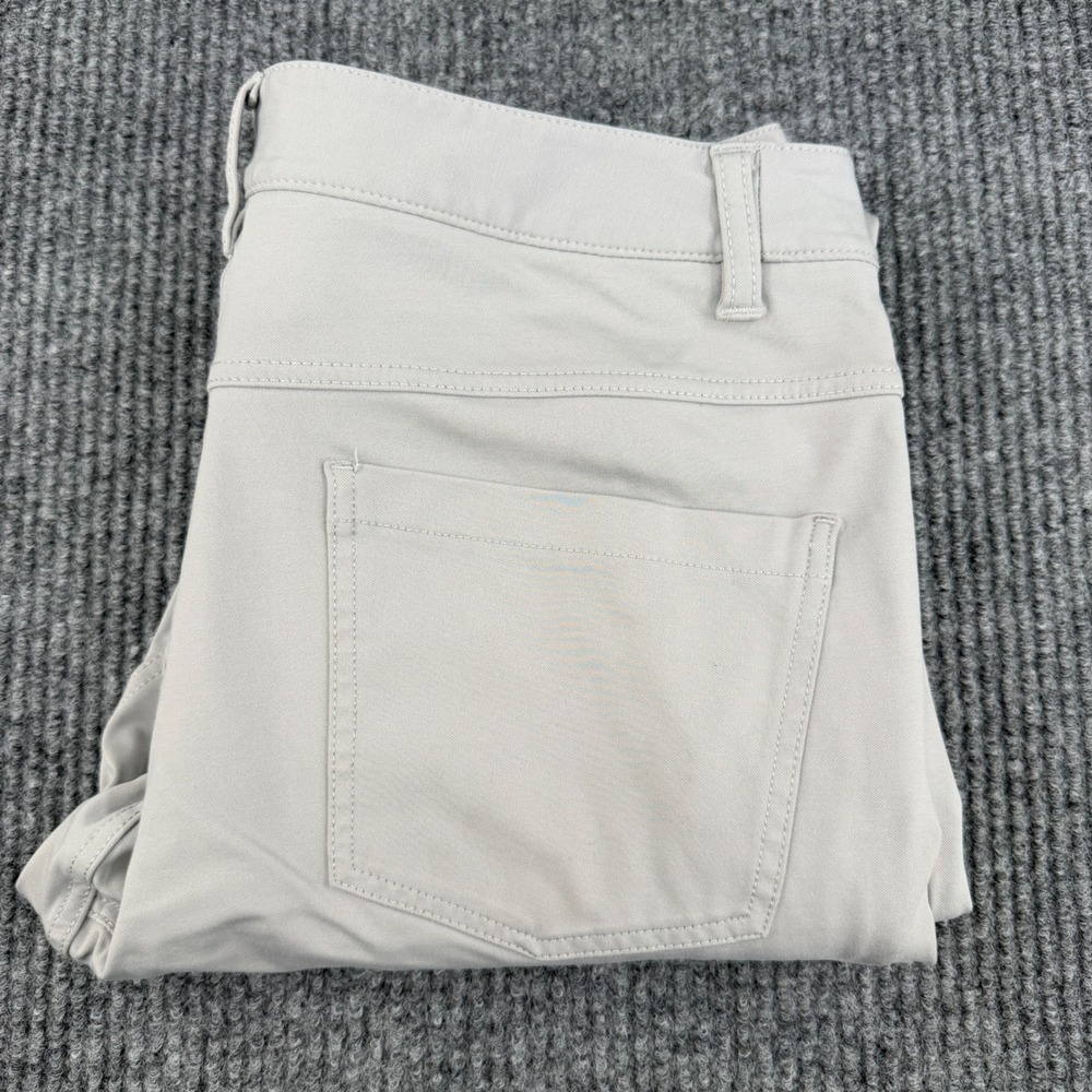 BYLT Everyday Pant 2.0 Mens Medium Stone Gray Tech Chino Slim Fit Trousers